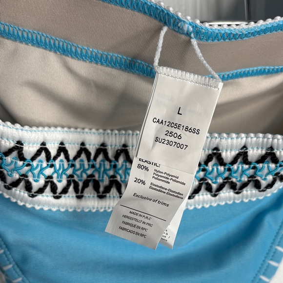 Cupshe Teal Bikini with Gold Accents - Picture 4 of 6